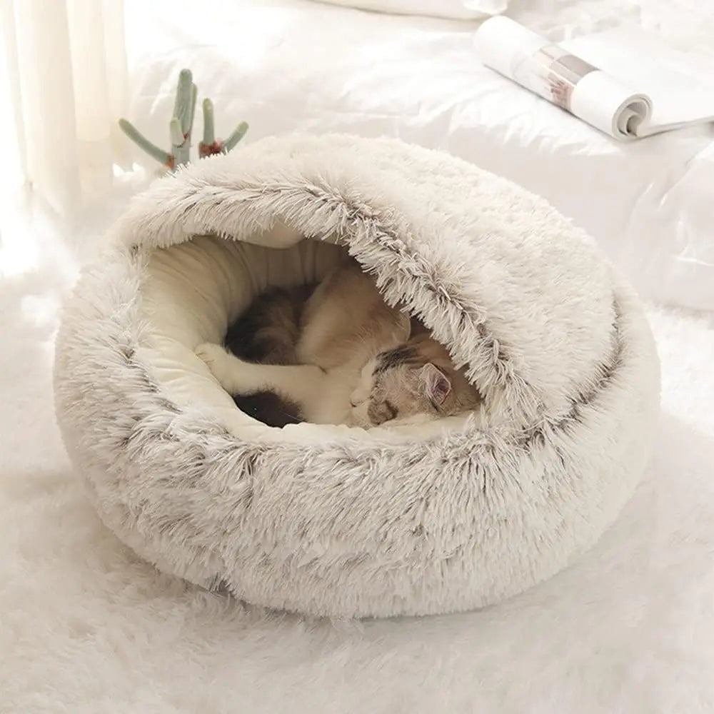 HiKyri Plush Cat Bed