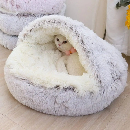 HiKyri Plush Cat Bed